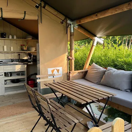 'glamping' Angelzelt Am Mit Steg Und Boot